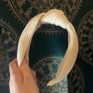 White Knotted Headband
